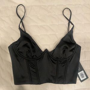 NWT WHITEFOX BOUTIQUE Acacia Corset Black M